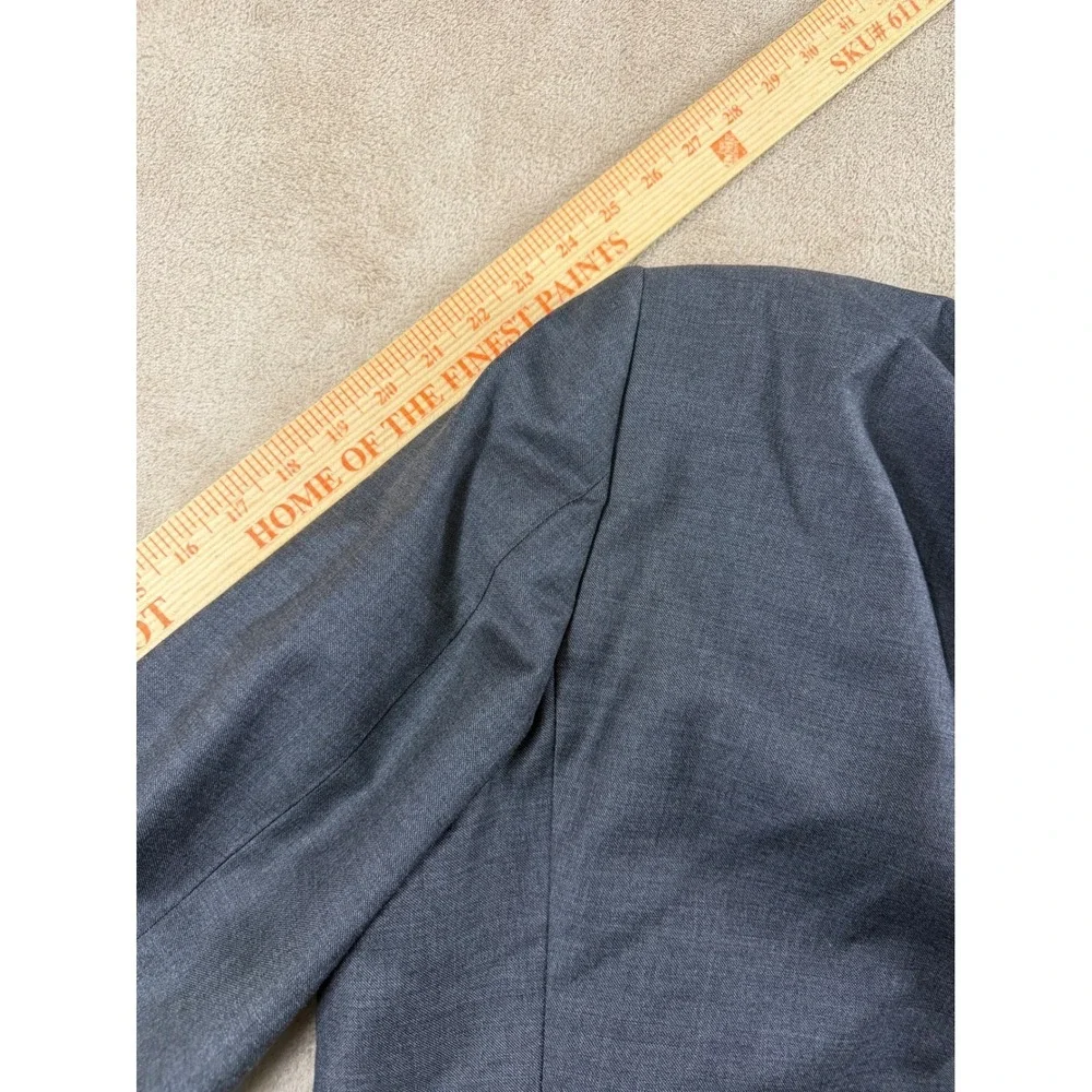 SuitSupply Vitale Barberis Canonico Blazer Men's Size 28 Slim Wool navy‎ blue